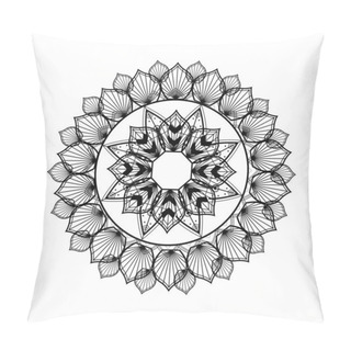 Personality  Vector Beautiful Mandala Design Decorative Classic Pillow Covers