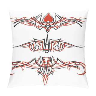 Personality  Pinstriping Ornaments Set Pillow Covers