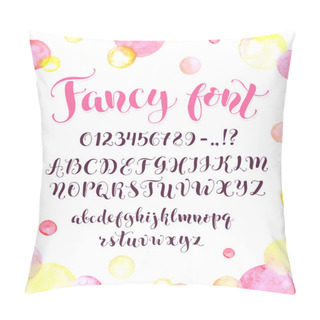 Personality  Calligraphic Script Letters Pillow Covers