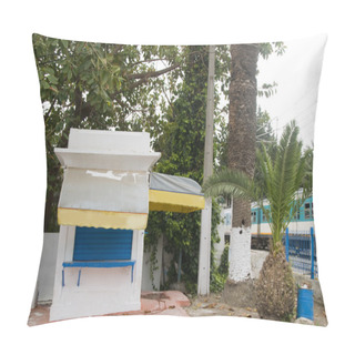 Personality  Architecture Food Shop Carthage Hannibal Train Station Tunisia Pillow Covers