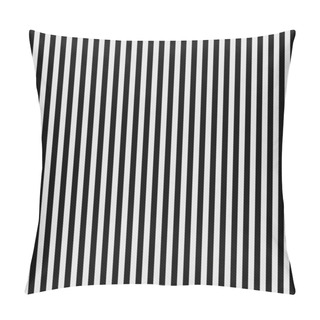 Personality Black And White Stripes Textured Fabric Background Pillow Covers