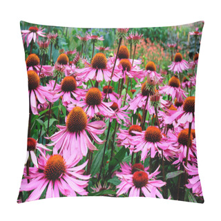 Personality  Pink And Orange Flowers Pillow Covers