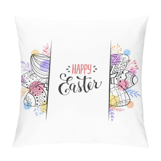 Personality  Easter Greeting Card Pillow Covers