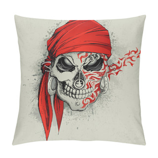 Personality  Skull Background Pillow Covers