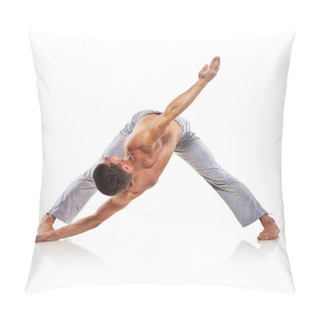 Personality  Man Is Making Yoga Pillow Covers