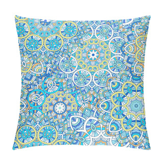 Personality  Indian Mandala Seamless Pattern Pillow Covers