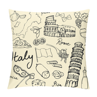 Personality  Italy Icons Pillow Covers