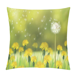 Personality  Dandelions Flowers Field Pillow Covers