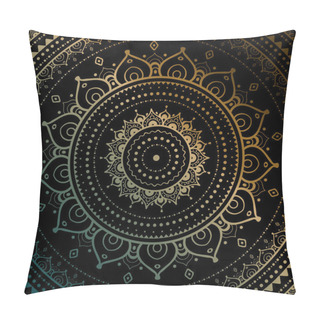 Personality  Gold Mandala Pillow Covers