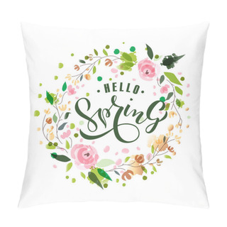 Personality  Hand Sketched Spring Text Pillow Covers