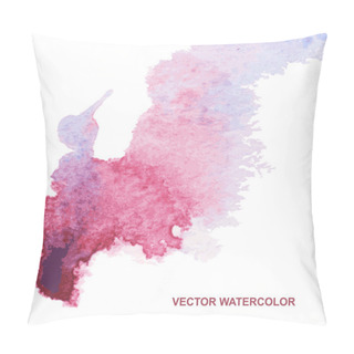 Personality  Vector Watercolor Stains, Background, Design Element, Pattern. Pillow Covers