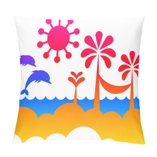 Personality  Summer Backgorund Pillow Covers