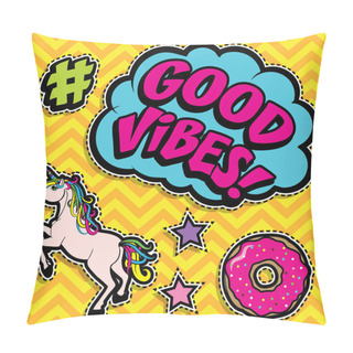 Personality  Pop Art Fashion Chic Patches Pillow Covers