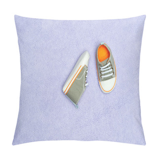 Personality  Baby Shoes On Blanket Pillow Covers