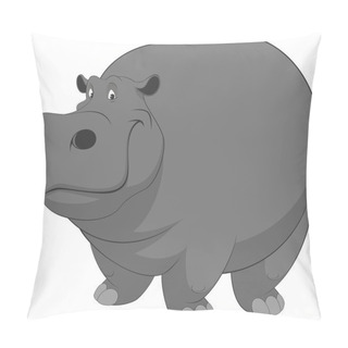 Personality  Funny Hippo Pillow Covers