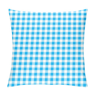 Personality  Firebrick Gingham Pattern. Textured Blue And White Plaid Background. Tablecloth Background Blue Seamless Pattern. The Pattern For Textiles. Retro Tablecloth Texture. Blue Gingham. Pillow Covers