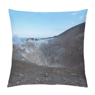 Personality  Grand (Fossa) Crater Of Vulcano Island Near Sicily, Italy Pillow Covers