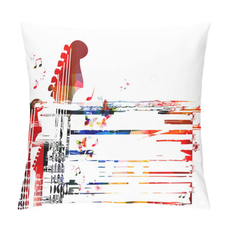 Personality  Colorful Guitar Fingerboards Design Pillow Covers