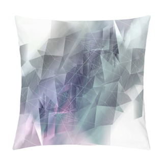 Personality  Dreamy, Abstract, Subtle Coloured, Geometric Background Pillow Covers