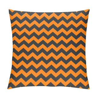 Personality  Zig Zag Halloween Pattern. Abstract Chevron Lines Pillow Covers