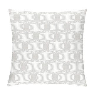 Personality  Seamless Pattern With Wavy Lines Pillow Covers