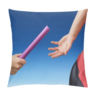 Personality  Hands Passing The Baton  Pillow Covers
