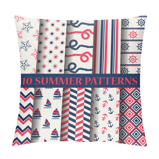 Personality  10 Different Summer Patterns Pillow Covers