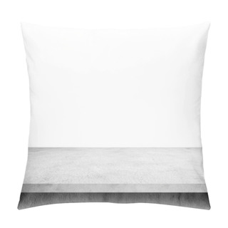 Personality  Cement Shelf Table Isolated On A White Backgrounds, For Display Products Pillow Covers