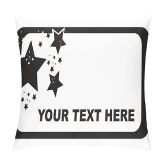 Personality  Abstract Stars Frame Pillow Covers