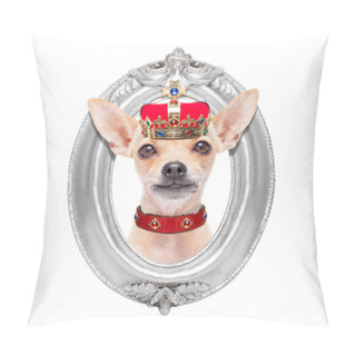 Personality  Crown King Dog Pillow Covers