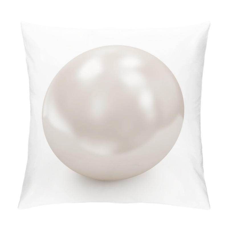 Personality  Shiny White Pearl pillow covers