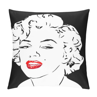 Personality  Marilyn Monroe Vector Pillow Covers