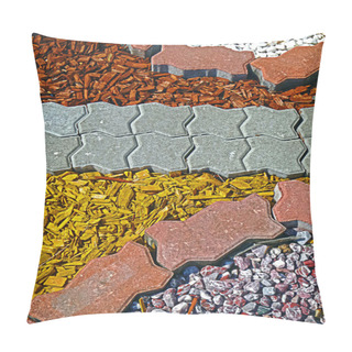 Personality  Paving Garden Ornaments 2 Pillow Covers