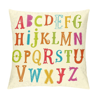 Personality  Decorative Hand Written Vector Font Pillow Covers