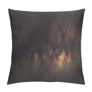 Personality  Panorama Milky Way Galaxy, Long Exposure Photograph, With Grain Pillow Covers
