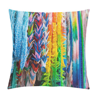 Personality  Close Up Of Colorful Origami Offerings Pillow Covers