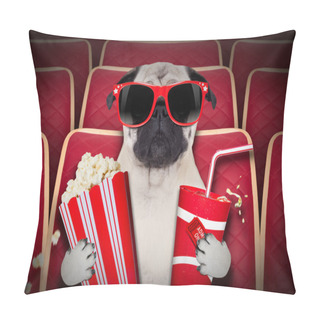 Personality  Dog At The Movies  Pillow Covers