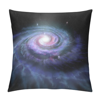 Personality  Spiral Galaxy Milky Way Pillow Covers