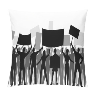 Personality  Protester Group Pillow Covers