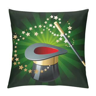 Personality  Magic Hat And Wand Pillow Covers