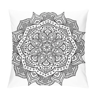 Personality  Beautiful  Card With Mandala Pillow Covers