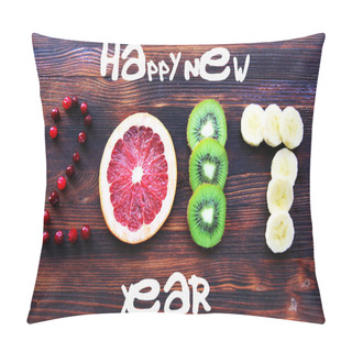 Personality  New Year 2017 Of Fruit And Berries, Card Pillow Covers