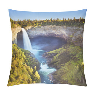 Personality  Helmcken Falls In Wells Gray Provincial Park, British Columbia,  Pillow Covers