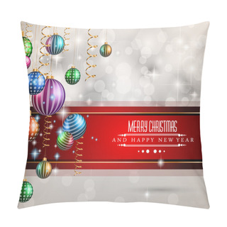 Personality  2015 New Year And Happy Christmas Background Pillow Covers