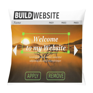 Personality  Build Website Interface Pillow Covers