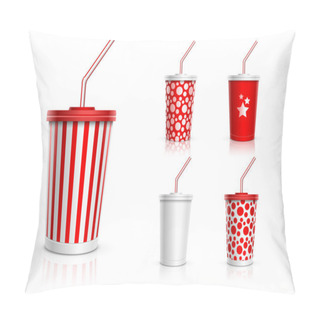 Personality  Disposable Cup Set Pillow Covers