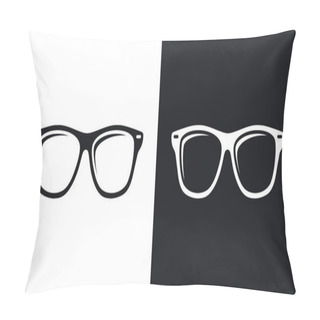 Personality  Two-tone Version Of Glasses Pillow Covers
