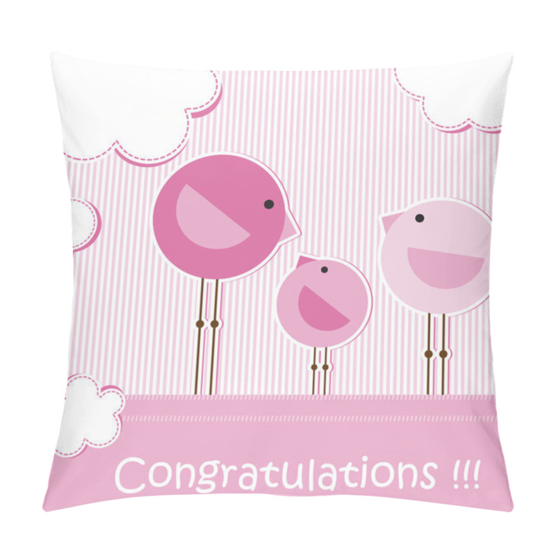 Personality  Baby shower - girl pillow covers