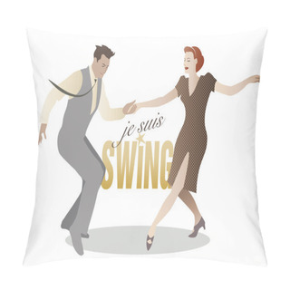 Personality  Je Suis Swing Pillow Covers