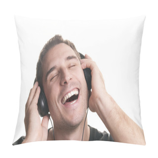 Personality  Man Listening The Music Pillow Covers